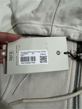 Lululemon Women's Removable Hood Full-Zip Hoodie - Light Beige